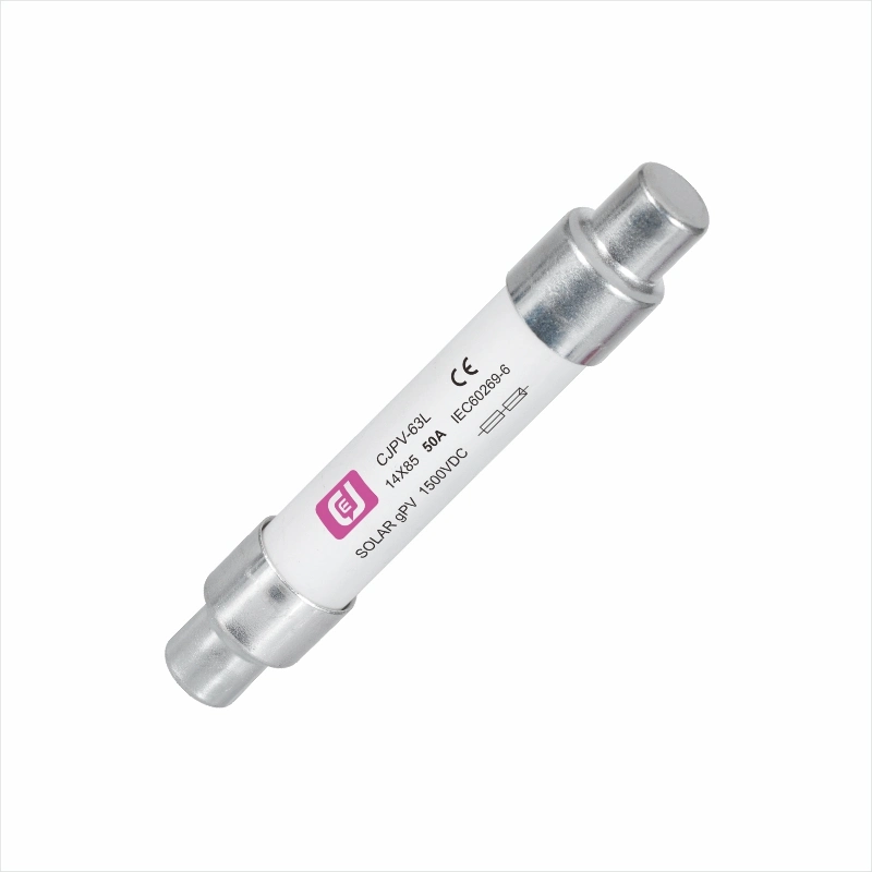 Cjpv-63L 2A-32A 1500V DC Fuse PV Cylindrical Ceramic Fuse