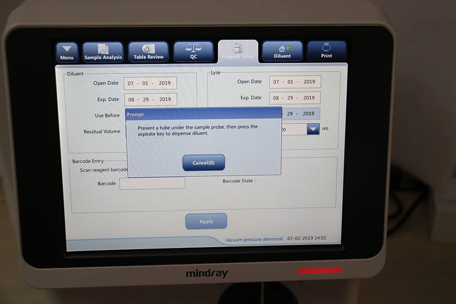 Brand New Mindray Bc-30s Fully Automatic 3-Part Clinical Hematology Analyzer Bc30s