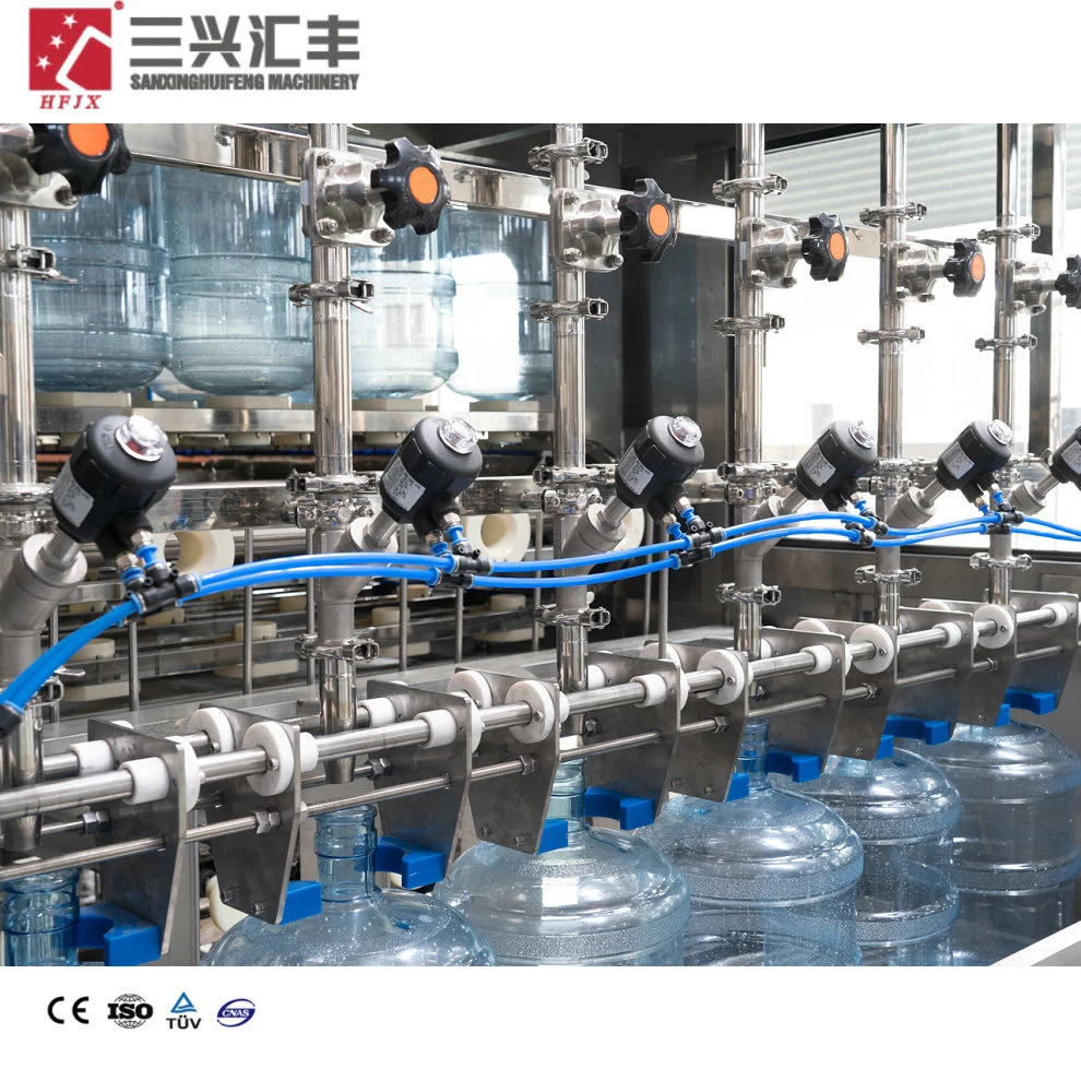 3/5gallon Barrel Bottle Drinking Pure Mineral Water Bottle Rinsing Filling Sealing Machine Embotellador De Graffon