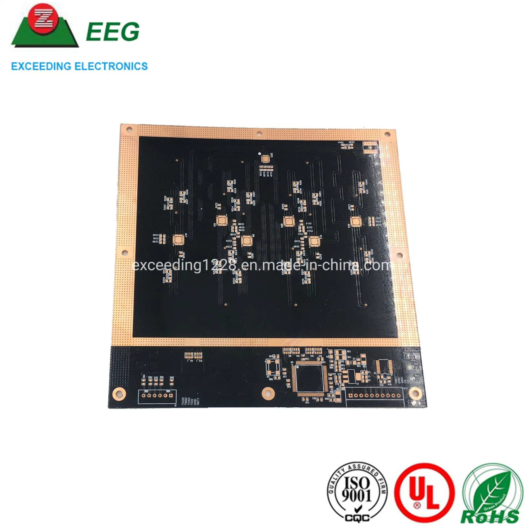 Placa de circuitos impressos China - PCB multicamadas Gold para eletrónica