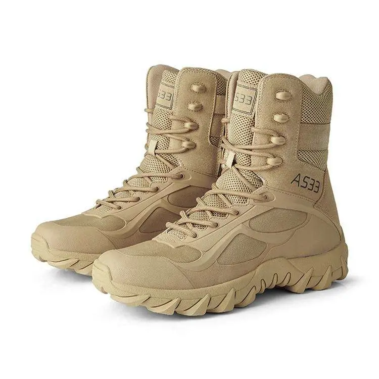 Wholesale Outdoor Hiking Combat Boot Desert Training Tactical Boots Safety Shoes