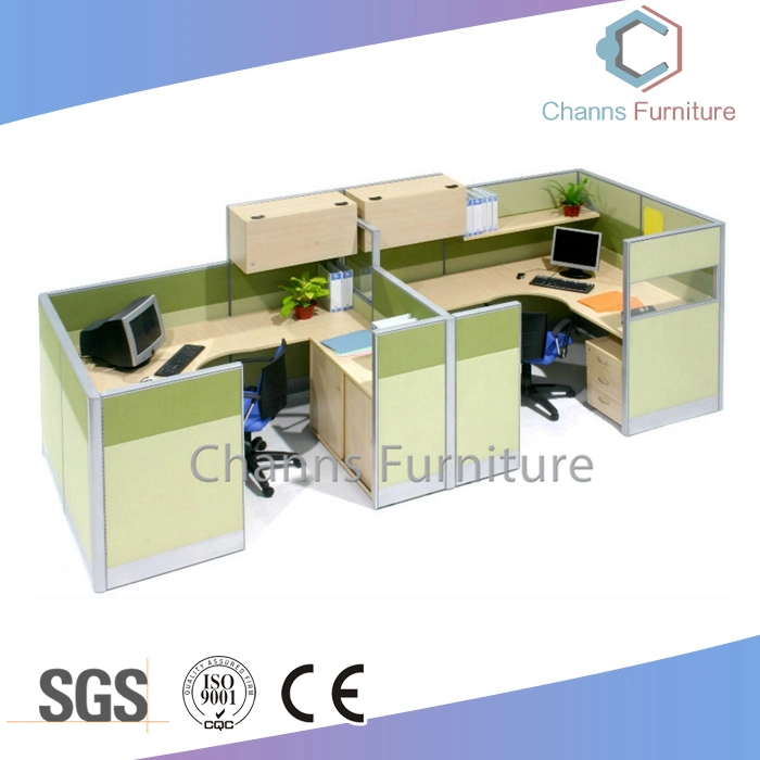 Modern Six Seats Office Furniture Straight Shape Workstation with Drawers (CAS-W41217)