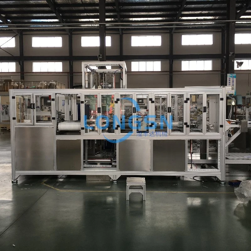 Automatic Empty Plastic Pet Bottle Bag Packing Packaging Machine with PVC Bag