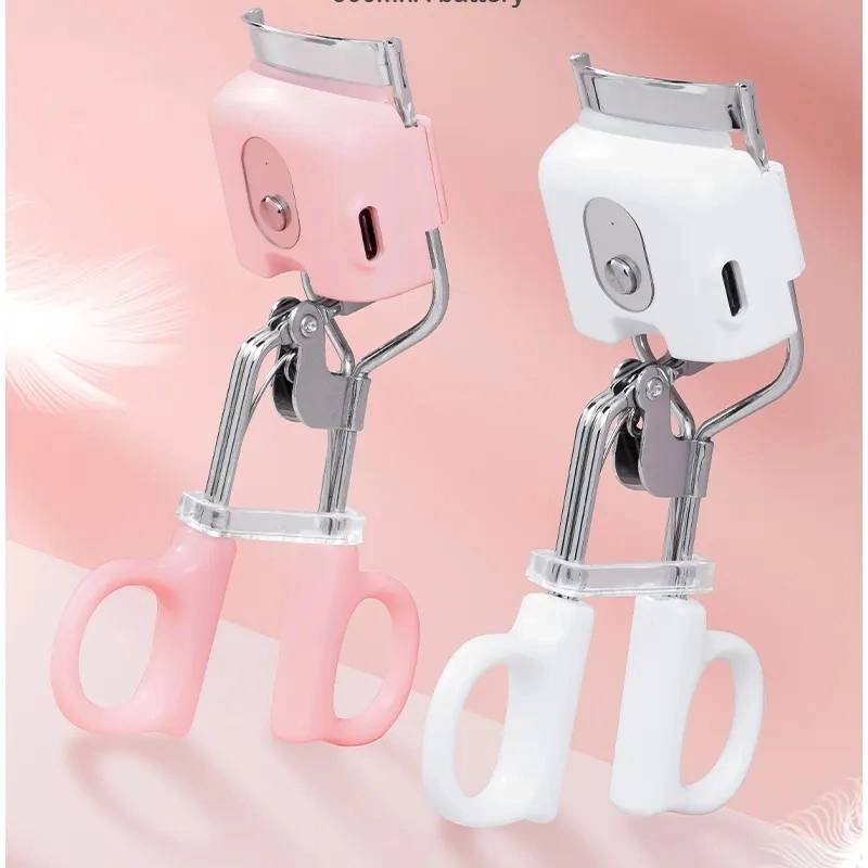 Private Label New Mini Rechargeable Electric Intelligent Heating Portable Heated Eyelash Curler