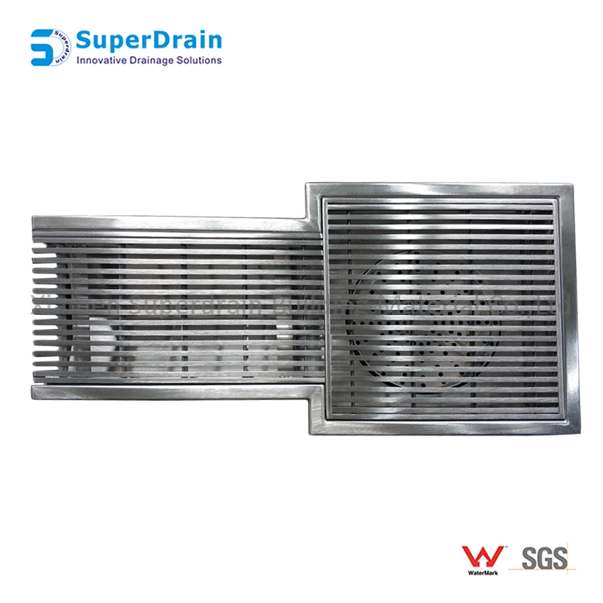 Stainless Stee Sliver Shower Floor Drain Cover for Bathroom Kitchen Food Industry