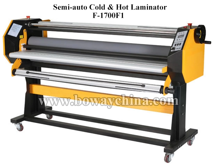 Semi-Auto 162cm/63,7 pulgadas/1620mm fría y caliente papel rollos de película de la máquina de laminación laminadoras laminadora