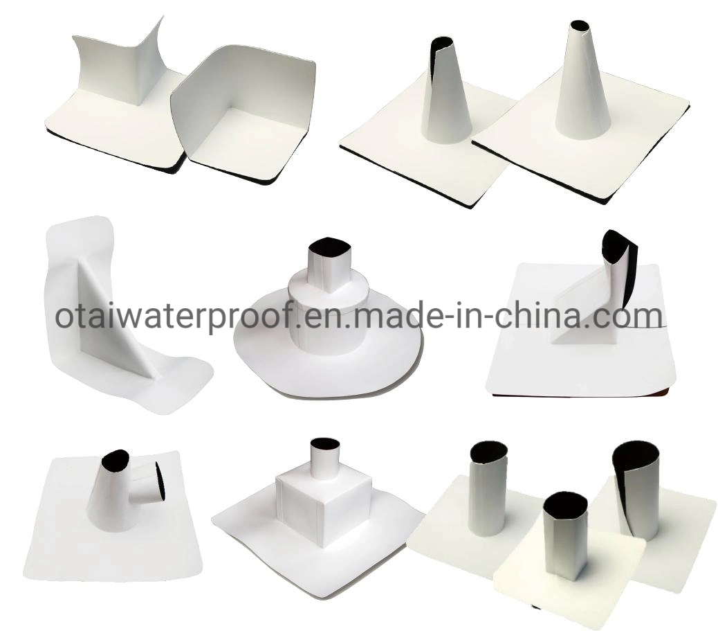 Roof Waterproofing Support Tpo PVC HDPE Pipe Flashing Customized