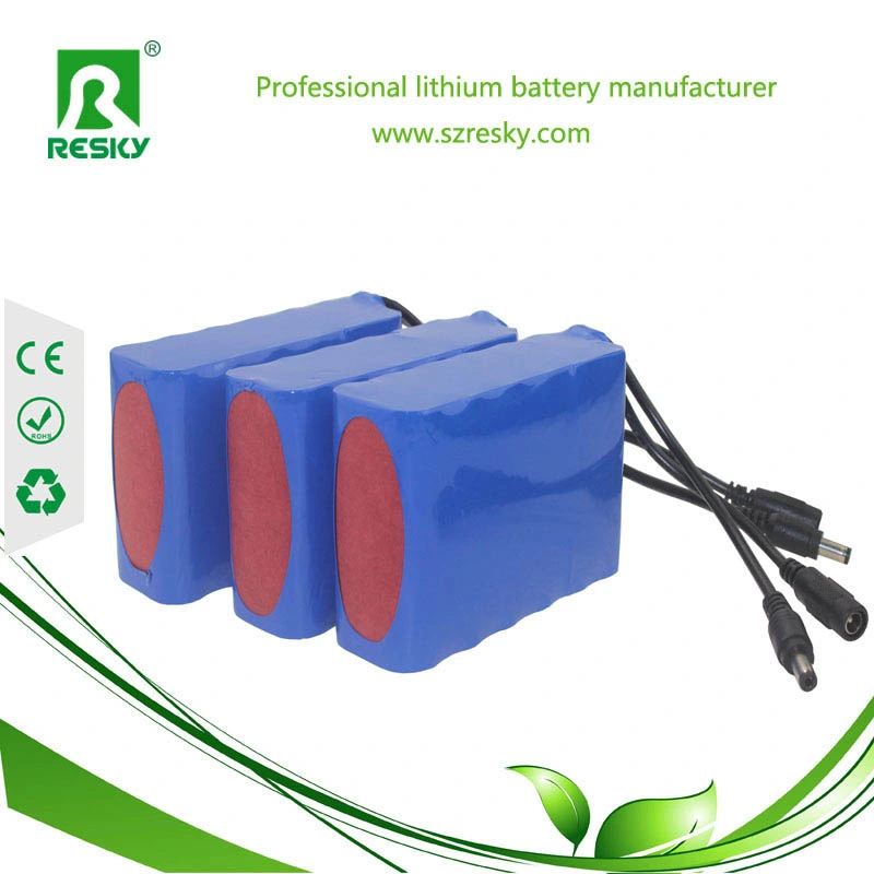 Rechargeable 7.4V 2s 8800ah Lithium Ion Battery Packs for Back up