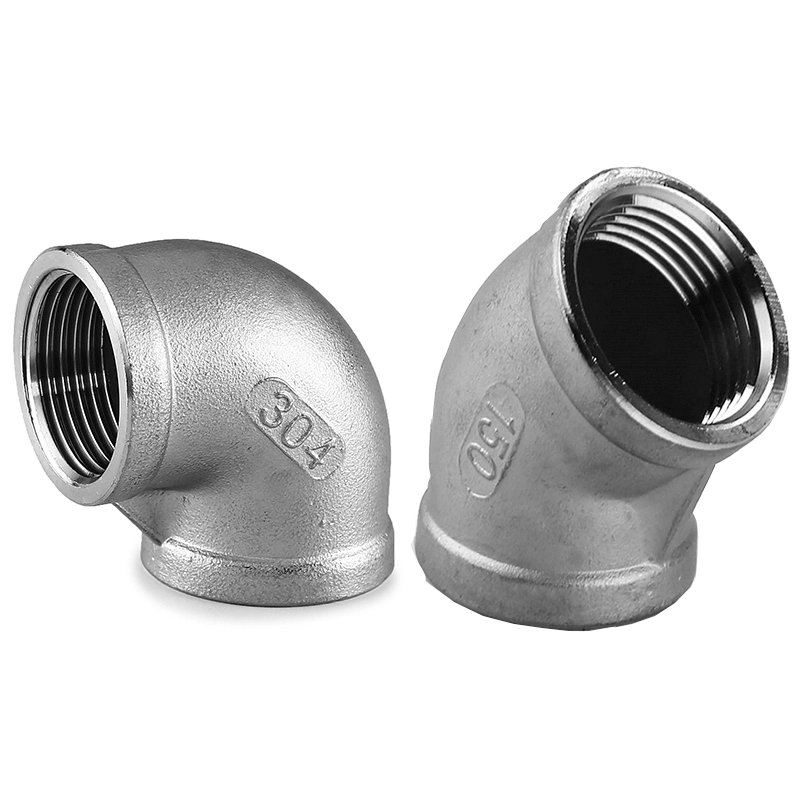 High Pressure Stainless Steel Grooved Fittings Welded Carbon Steel 45/90 Degree Elbow ASTM A403 Wp304 304L 310 316L 321 347 904L Seamless Auto Parts Hardware