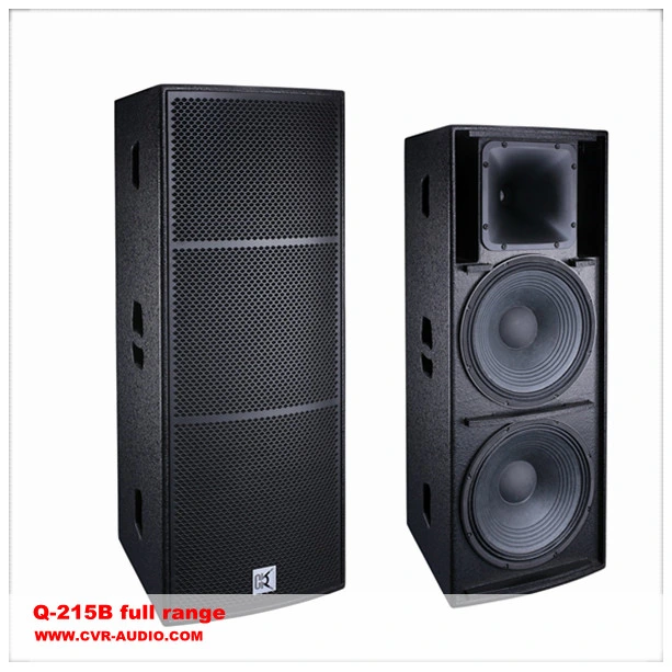 China PA Speaker Dual 15" Loudspeaker Cabinet System