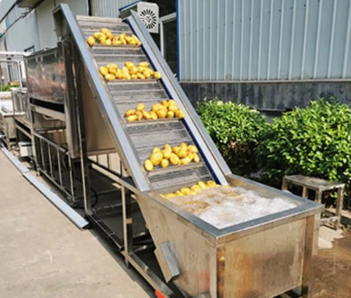 Industrial Fried French Fries Making Machine Potato Chips Production Line Price