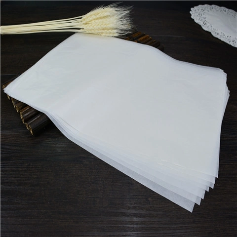 White Color 40GSM Half Transparent Paper Food Wrapping