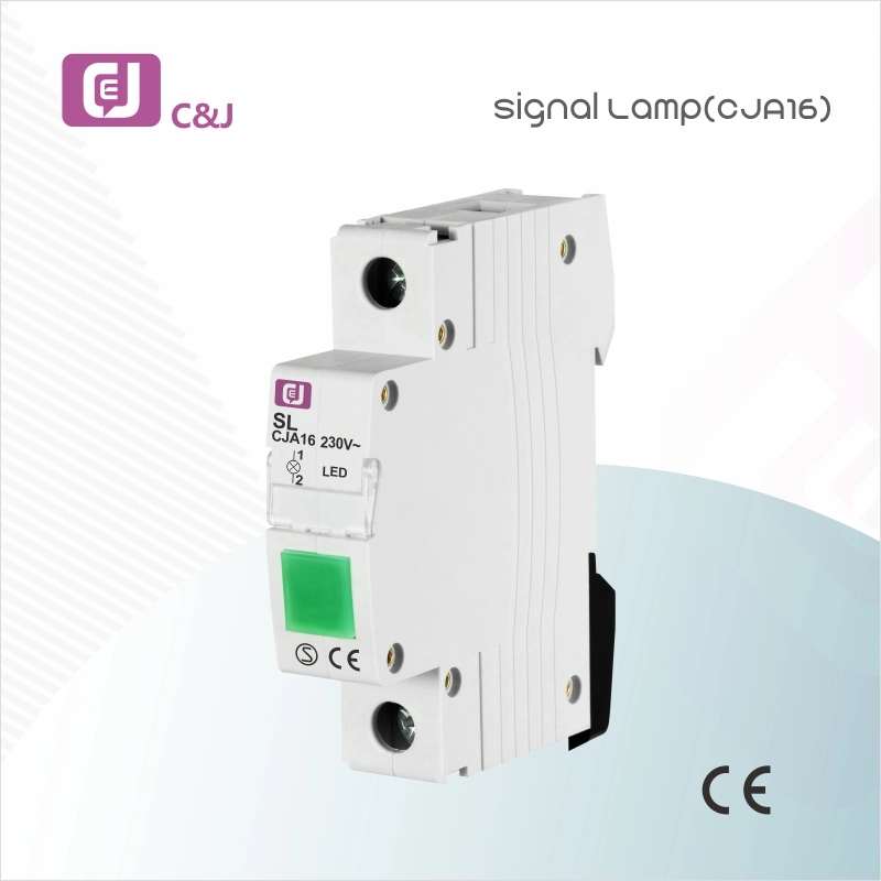 Cja16 MCB DIN Rail Indicator LED Neon Signal Lamp