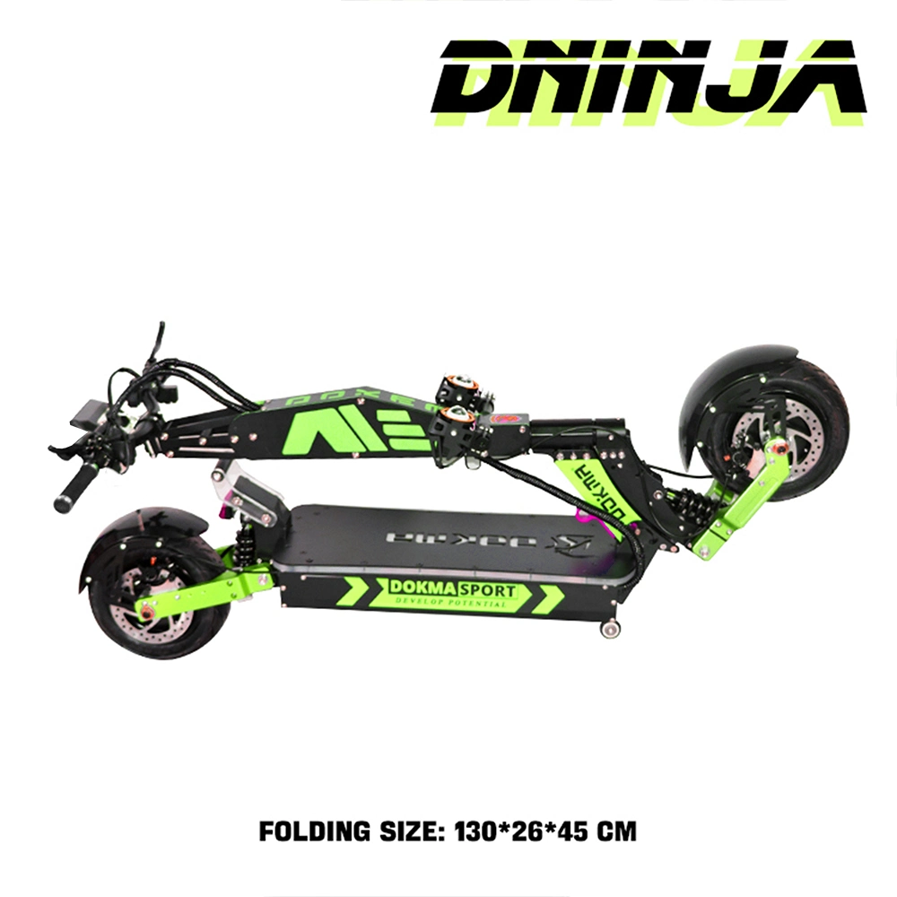 Dokma 72V 11 Inch 2wheel Scooter Dual Motor Fast Dninja Electric Scooter for Adult