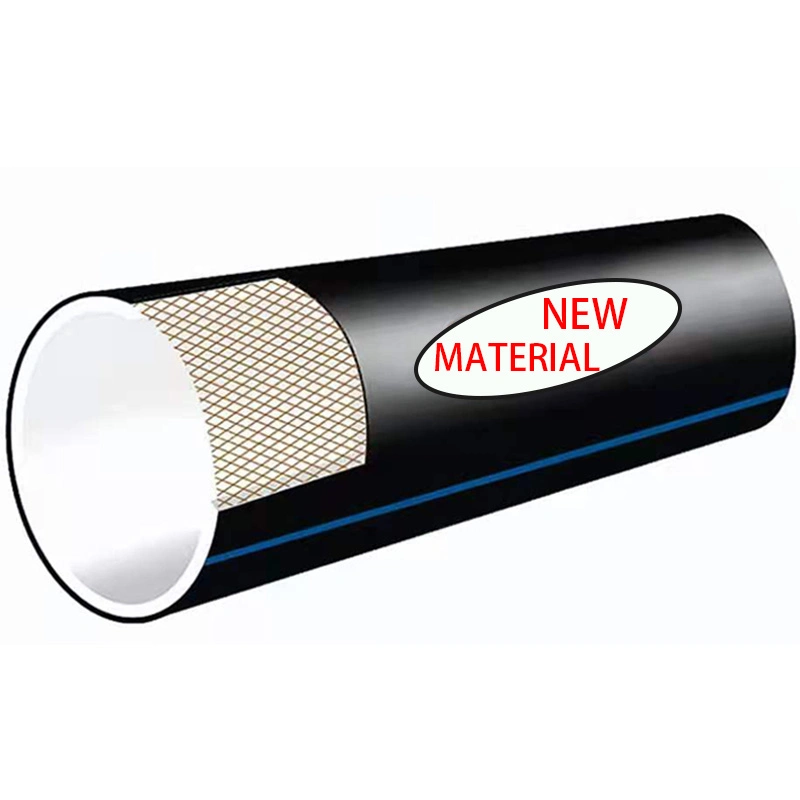 DN200 * 2,5MPa Stahldraht Mesh Composite PE Abflussrohr Wasserversorgung Rohrstärke 200*12,5mm