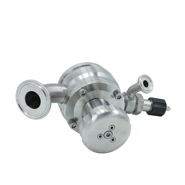 Sanitary SS316L Flush Bottom Valve with Aseptic Sampling Valves