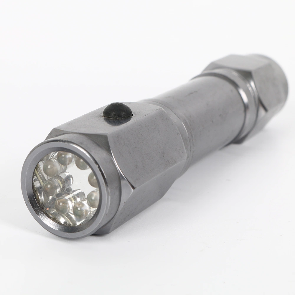 8 LED Bulb Aluminum Alloy Flashlight with Belt Cutter and Window Breaker