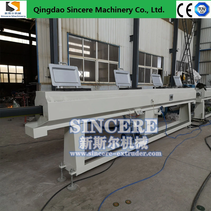 Polyethylene Pipe Extruding Making Machine, Spiral Winding Welding Pipe Extrusion Line