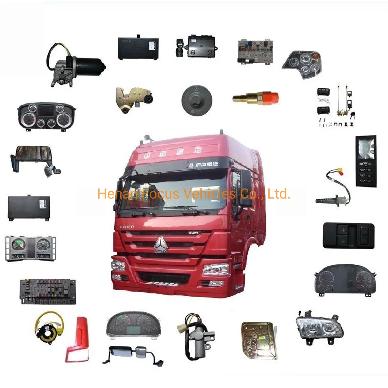 Low Price Truck Spare Parts for HOWO Shacman FAW Foton Beiben Camc Dfm Tractor/Dump Truck