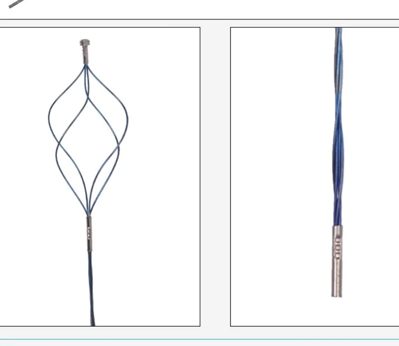 Les instruments chirurgicaux usage médical Ureteral Panier d'extraction de pierre endoscopique jetables