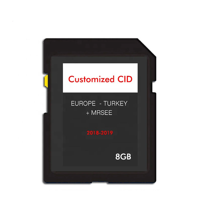 Mulberry OEM Change Cid Black Custom Cid SD Card Write/Clone Cid 16GB Memory Card for GPS