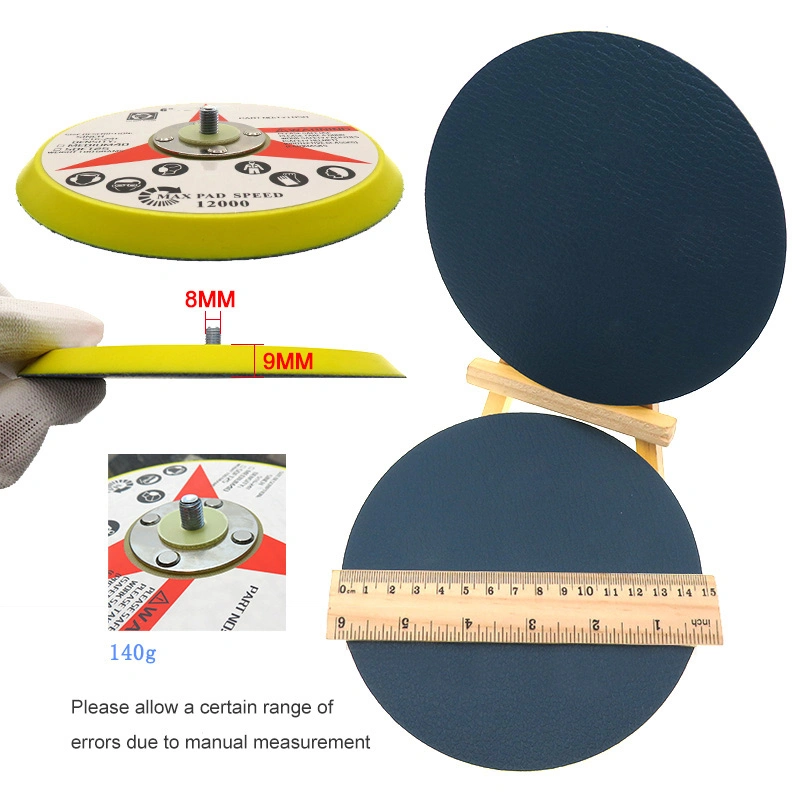 6" Angle Grinder Plastics Sanding Disc Backing Pad for Sand Paper