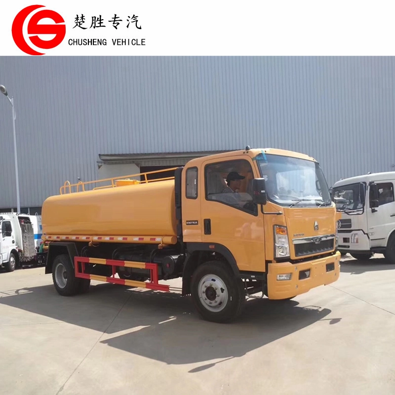 HOWO 4X2 Rdh 10cbm 10000L Water Transport Tanker Water Sprinkler Truck for Tanzania