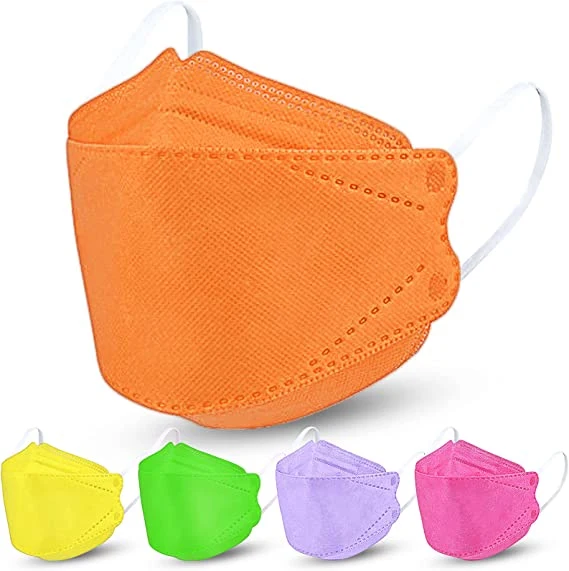 Color 4-Ply Multicolored Kf94 Face Masks 3D Mouth Shields Filter