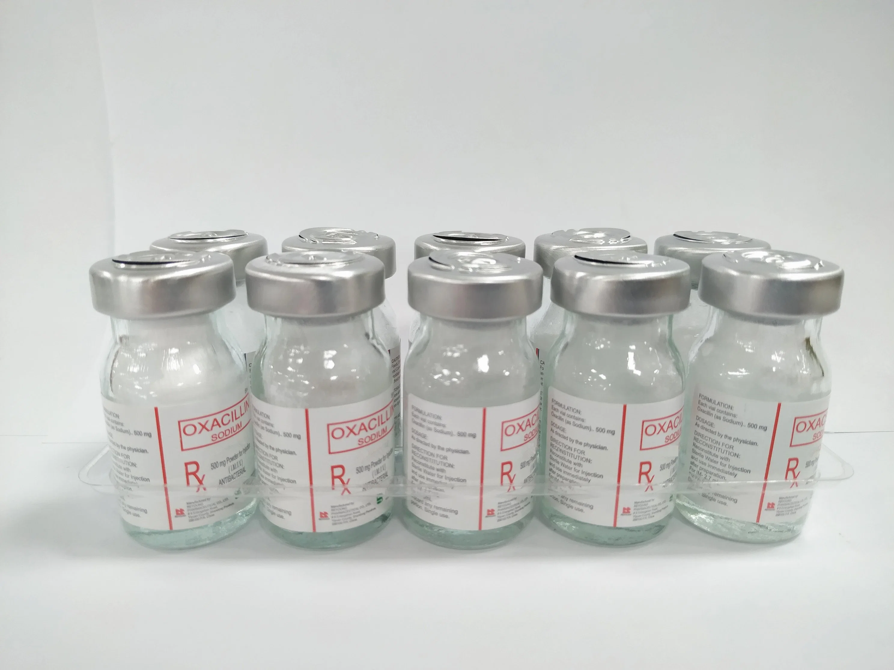 High Quality Oxacillin Sodium for Injection Pharmaceutical 500mg with GMP Certificate