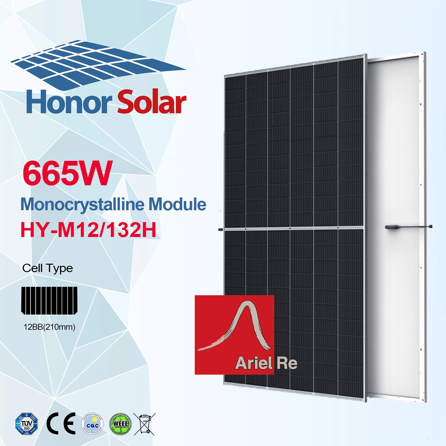 Hochwertige Solar Panel Half Cell PV Mono mit sauber Energiefeld