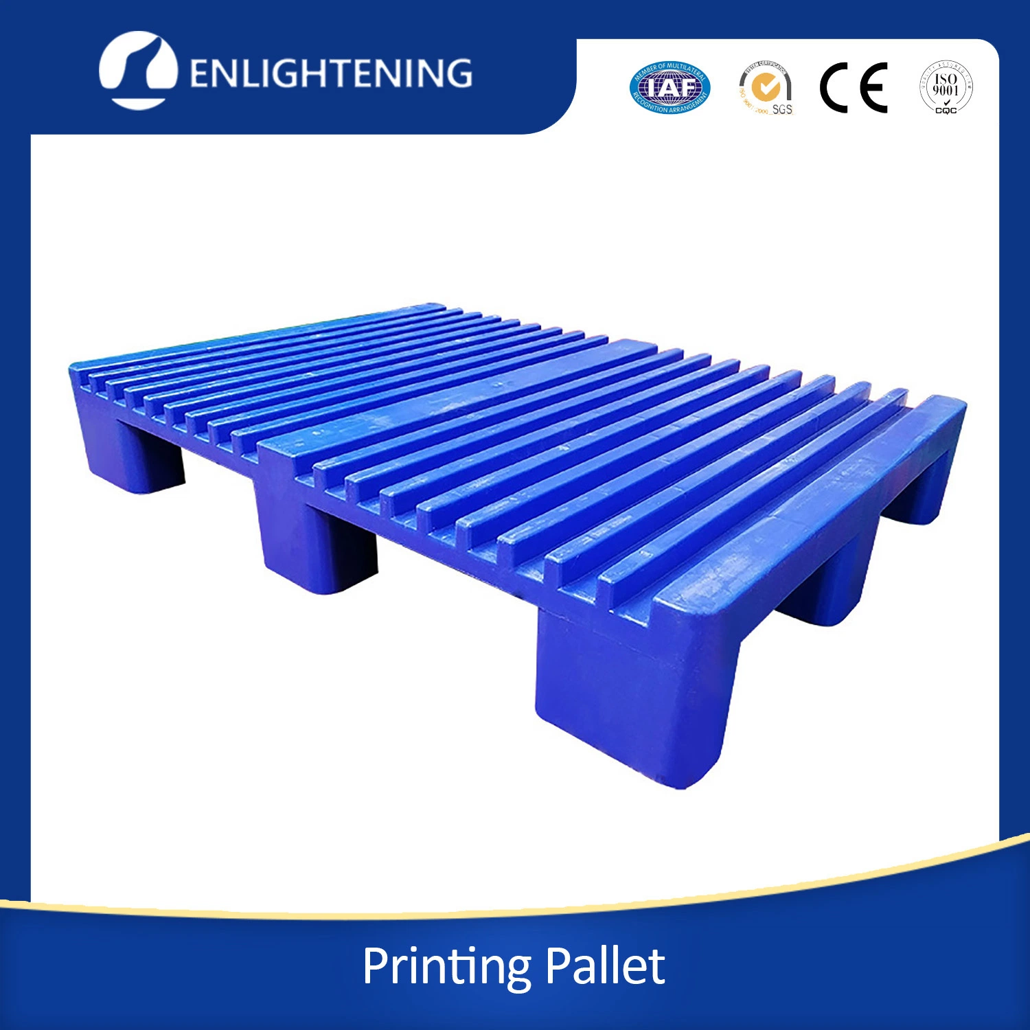 Paper Printing Virgin HDPE Heavy Duty Printing Use Industry Plastic Pallets for Paper Transport Packing Printing Use Plastic Pallet