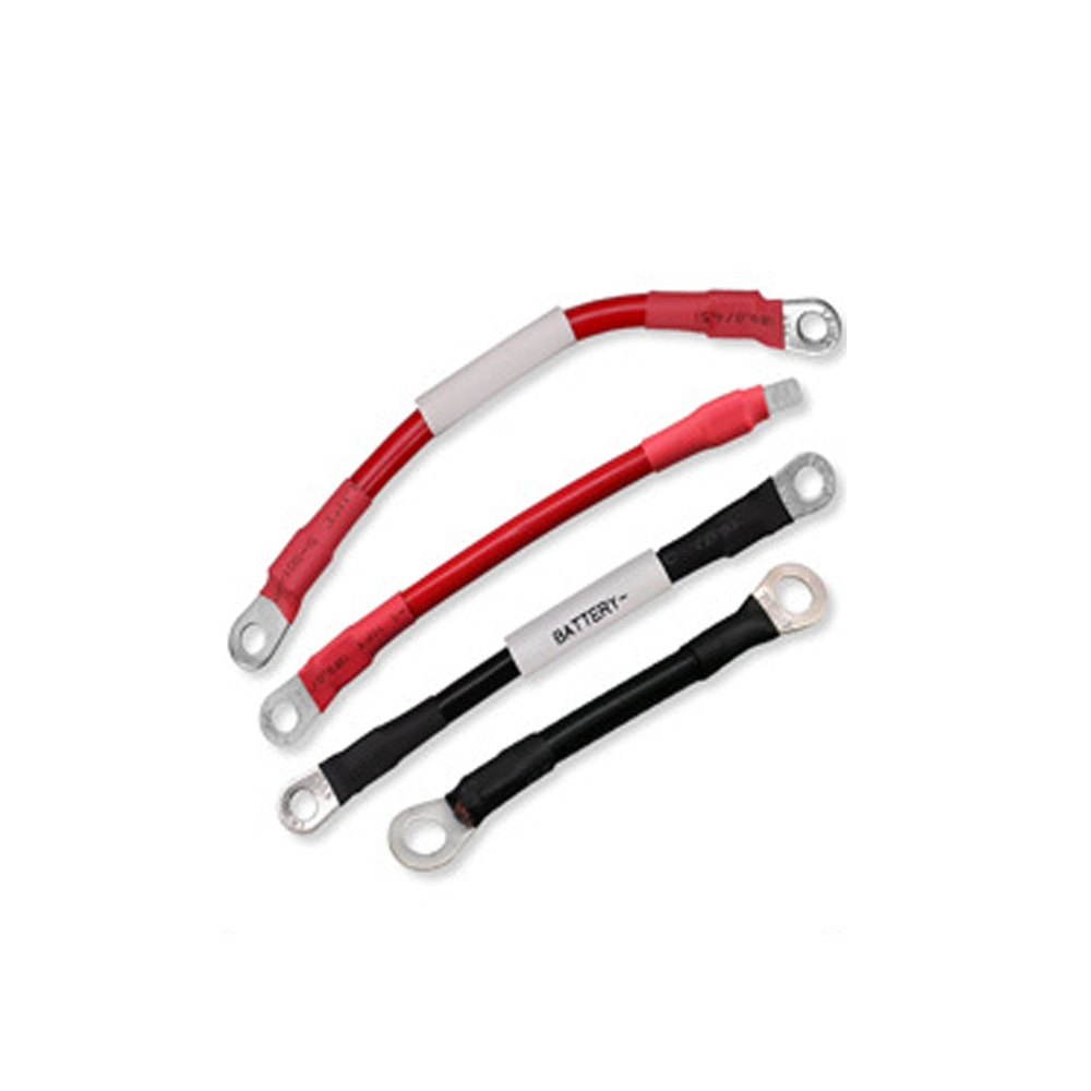 Customized Solar Power Inverter Battery Cable Assembly with O Ring Terminal