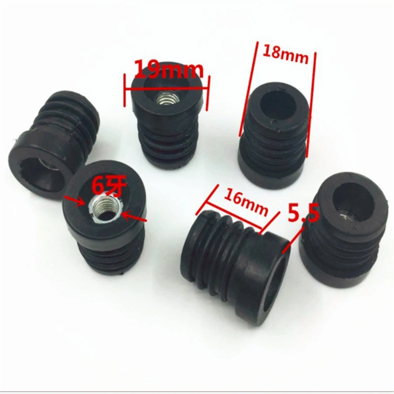 Nut Tube Plug Wheel Sleeve Plug Plastic Nut Plug with Cone Plug Round Caster Plug Plastic Caster Plug