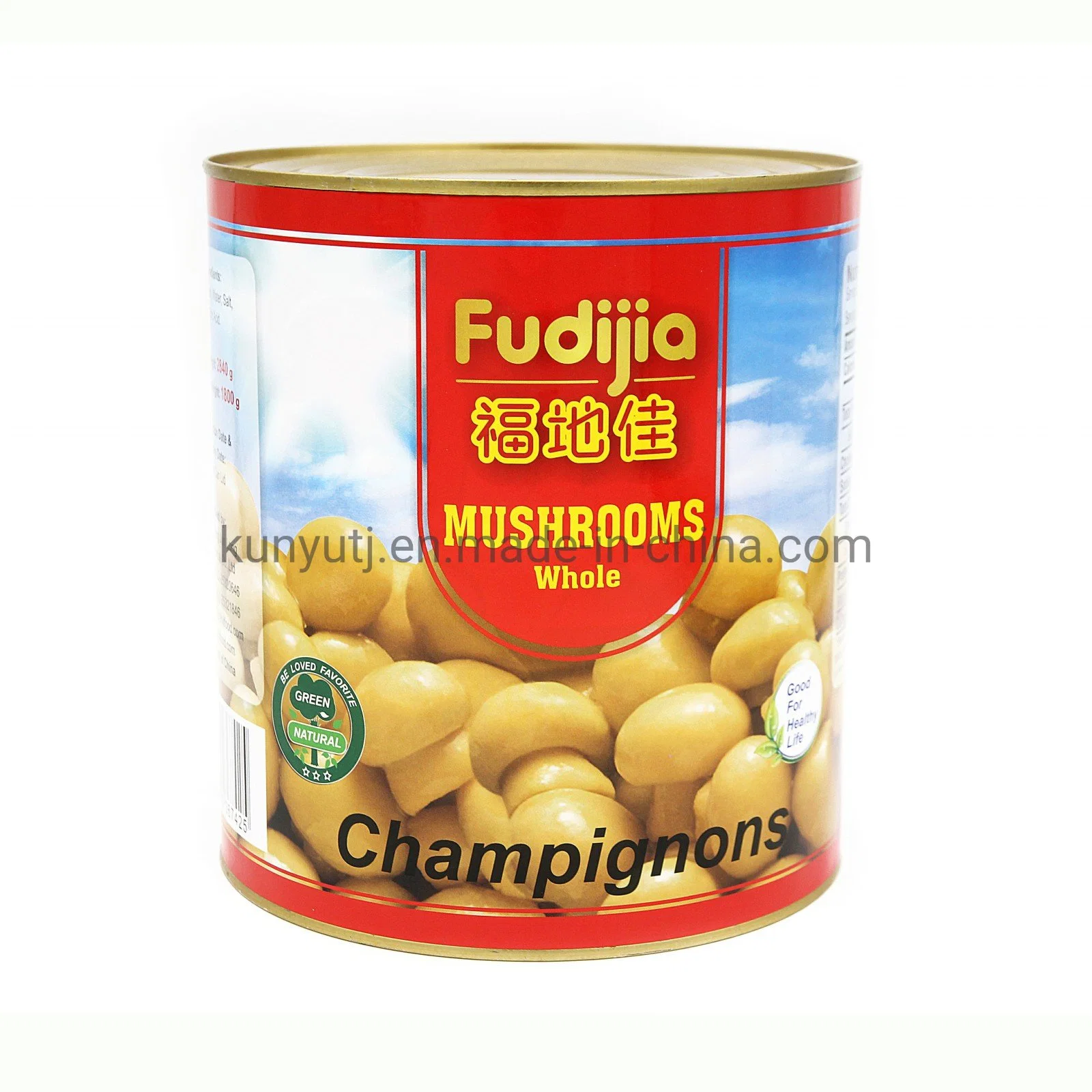 Canned Champignon Mushroom Button Mushroom Whole with High quality/High cost performance 