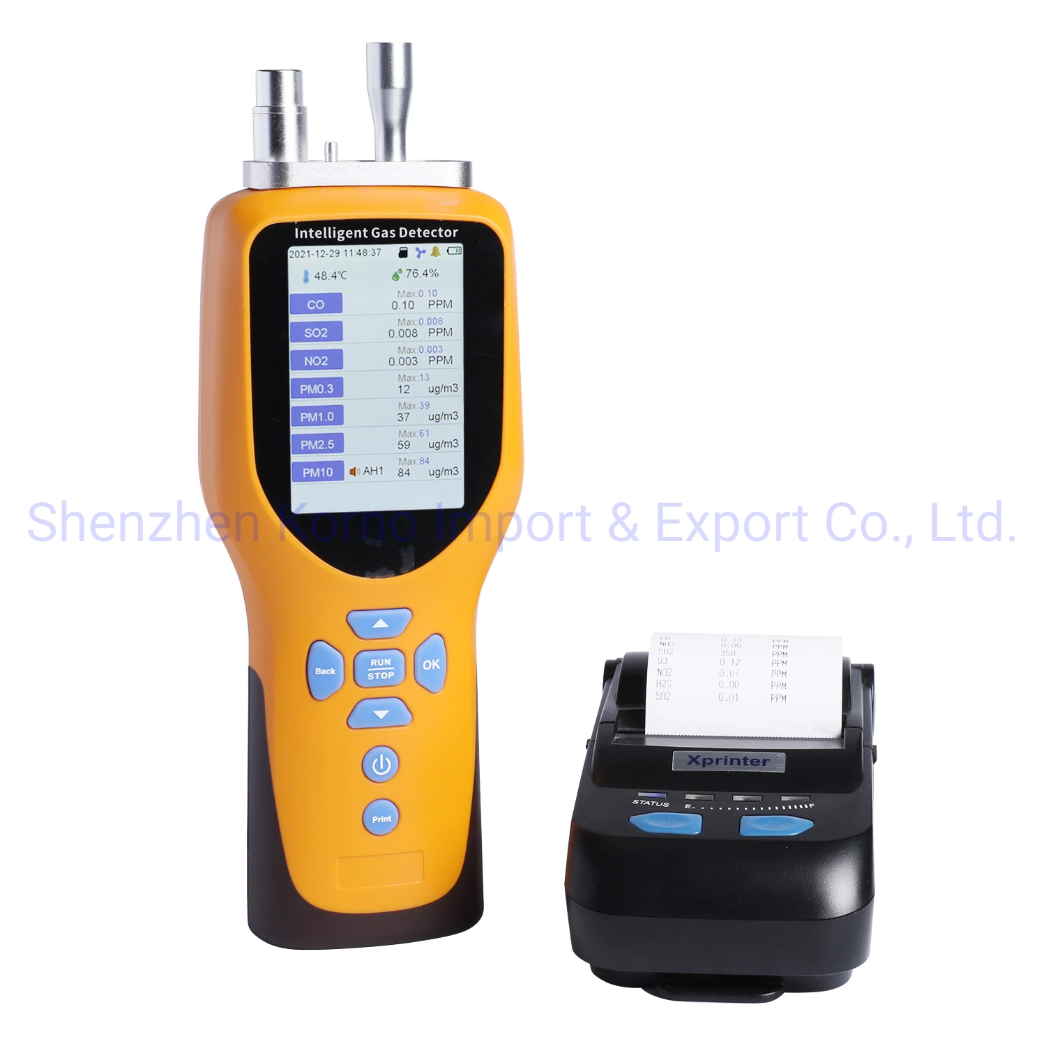 CE Certification Portable Biogas Detector Multi Gas Analyzer 4 in 1 Gas Detector