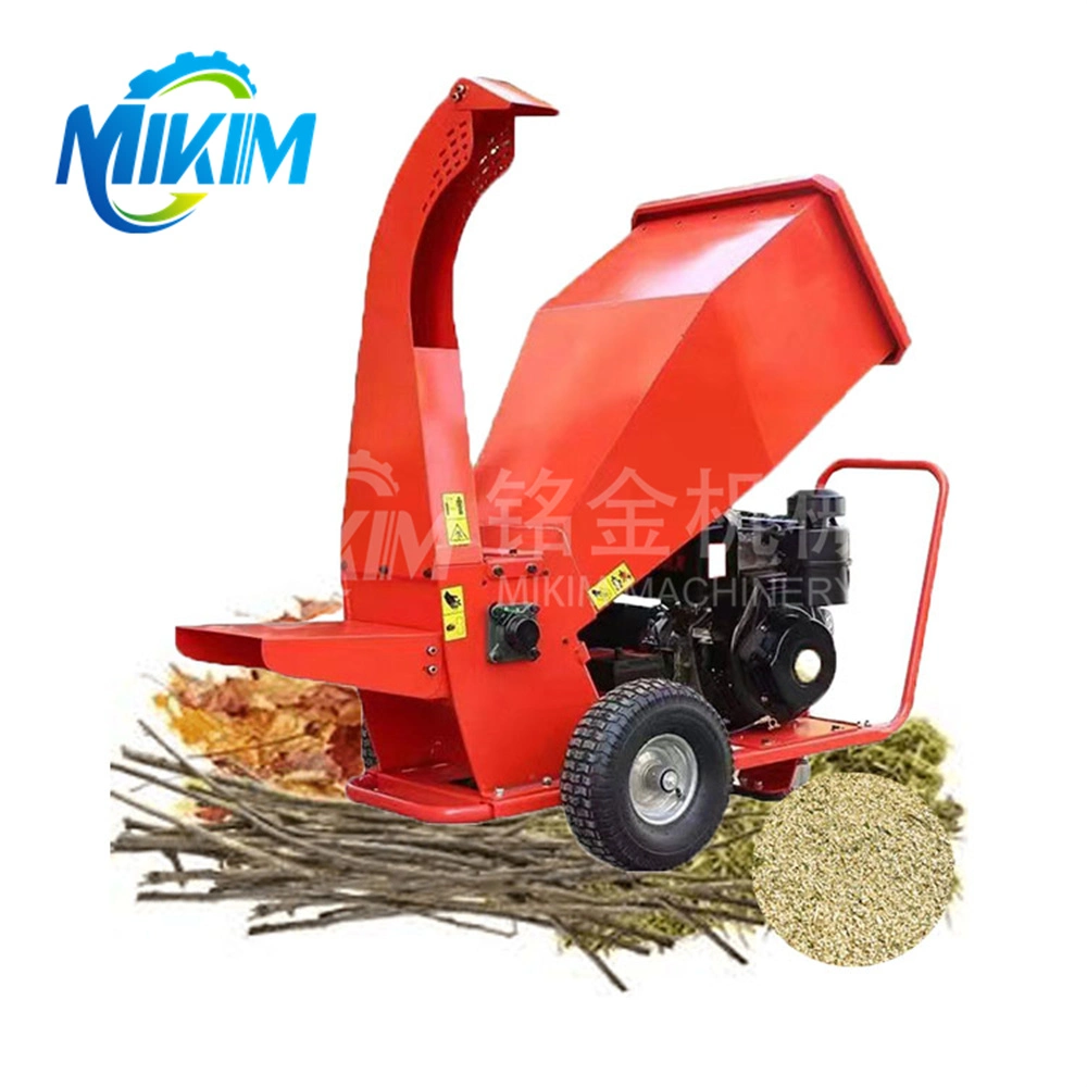 Grass Coconuts Shell Straw Wood Shredding Sawdust Making Machine Garden Waste Wood Crushing Grinding Machinery Shredder Electric Brush Wood Chipper Machine