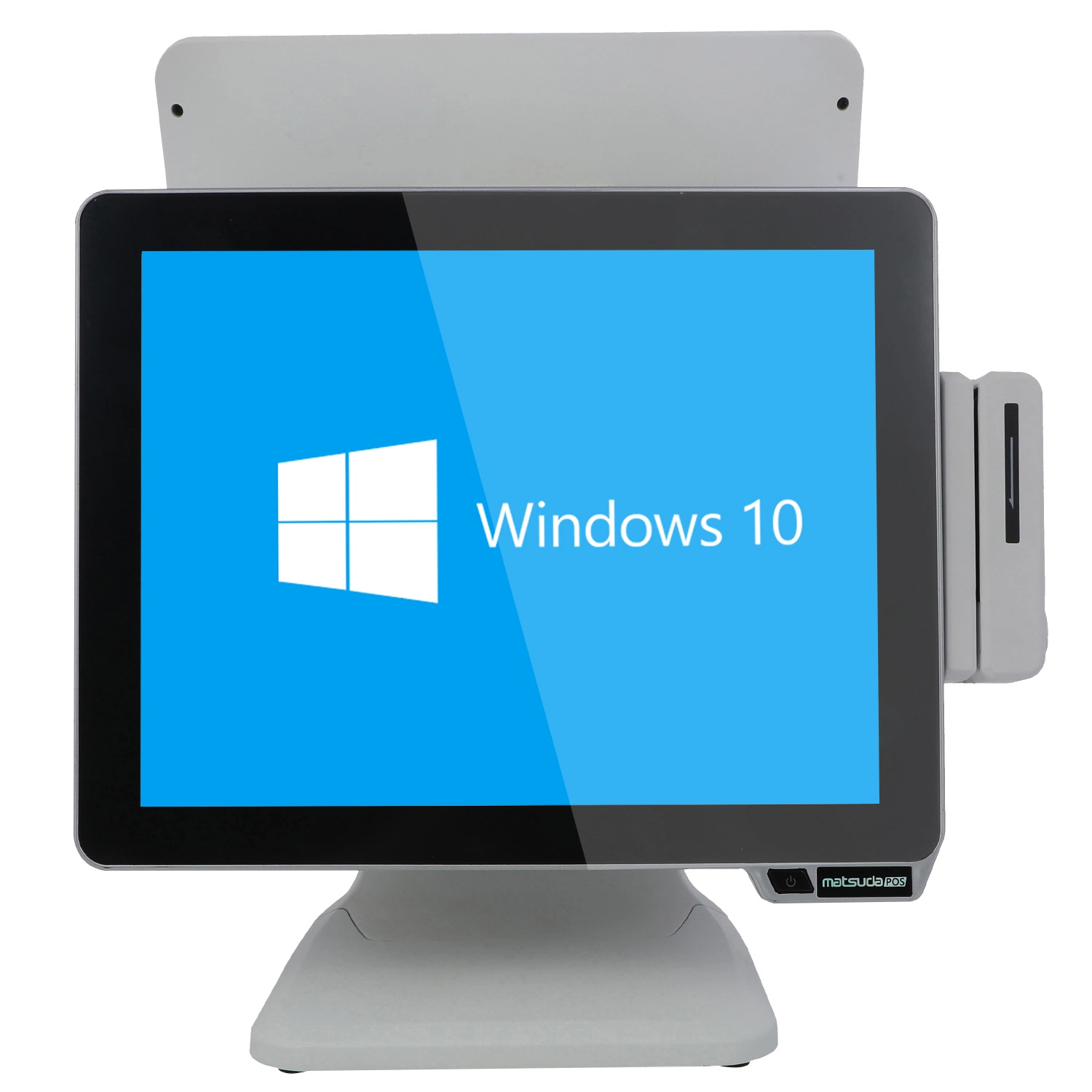 15 Inch Windows 10 True Flat Touch Screen All in One Cash Register POS Terminal POS System