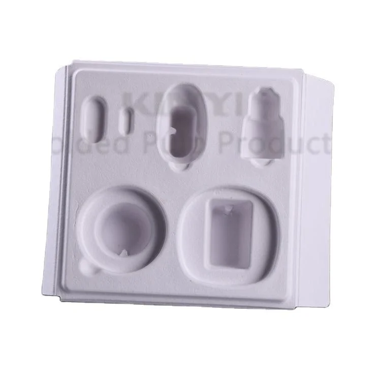 Eco Friendly Molded Pulp Box for Electronic Component Packaging