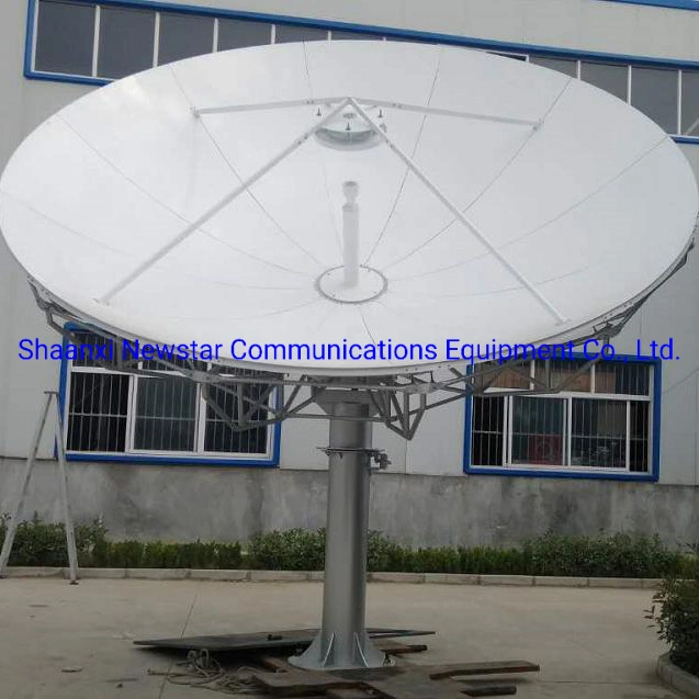 4.5m Manual Ring Focus Parabolic Satellite Earth Station Communication Antenna