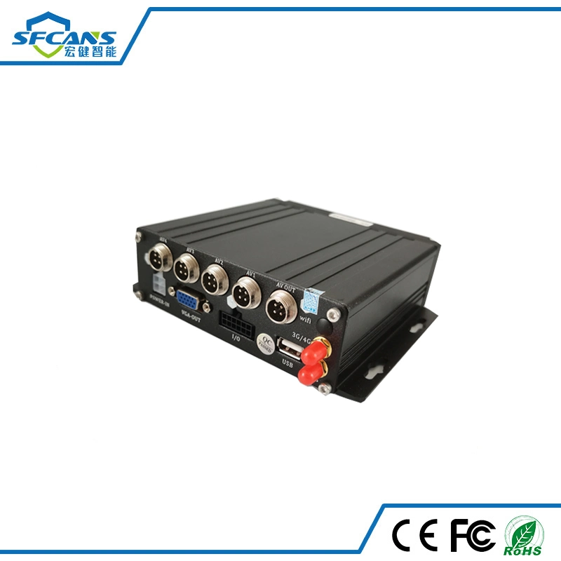 School Bus System Mdvr 4CH 1080P Ahd Car Vehicle Mobile DVR