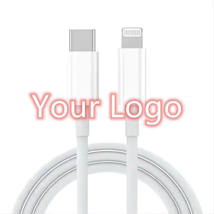 Kundenspezifisches Original 20W Pd Ladegerät Kabel Telefon USB C zu Blitzableiterkabel Typ C 1m Telefonkabel