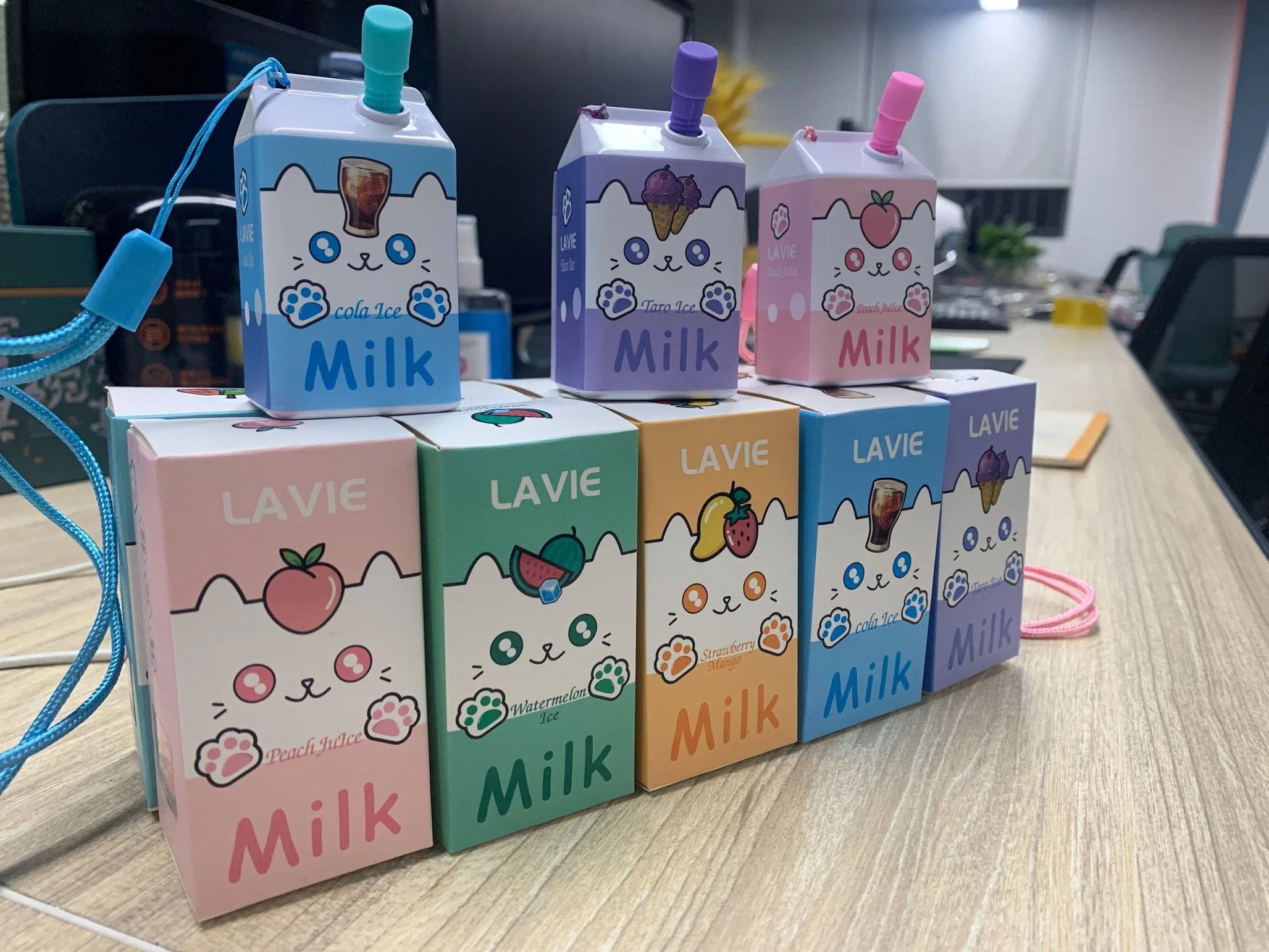 Neueste Vape Produkte Lavie Milch 7000puffs Einweg-E-Zigaretten