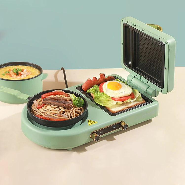 1200W Multi-Function Double Plate Detachable High Power Quick Heating Multifunctional Breakfast Machine