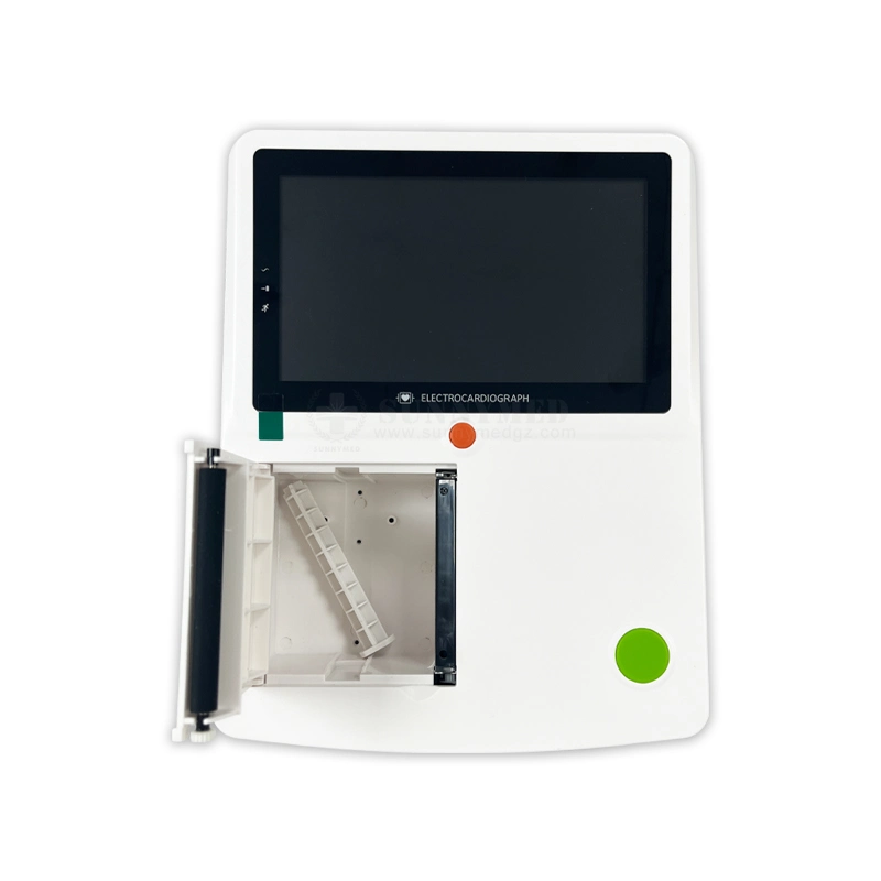 SY-H004f Hot Sale Hospital Portable Touch Screen ECG de 3 canales Máquina con interpretación