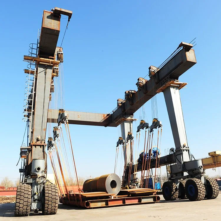 Grua da gantry personalizada de 120 toneladas para elevação de navios