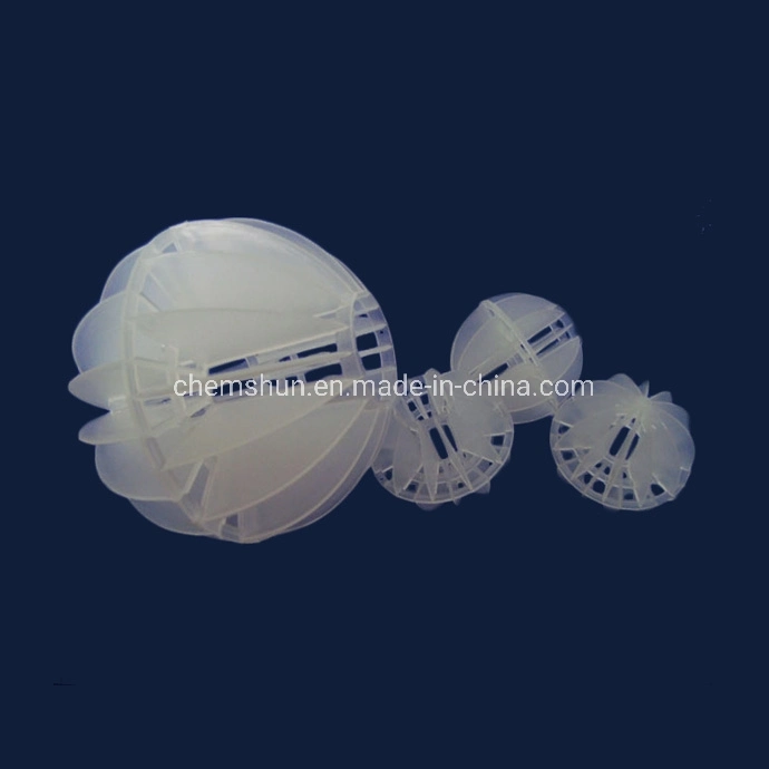 PP PVC Plastic Polyhedral Hollow Ball as Random Packing for Purification Towers and Water Treatment