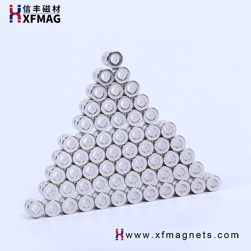 Zylinderring Sh Serie Sintered Nickel Coating Magnete Stark Permanent Neodym NdFeB Magnet