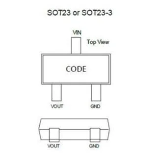 CY70xxa-1 Sot23 CMOS Low Power Voltage Detector IC (جهاز الكشف ذو الجهد المنخفض)