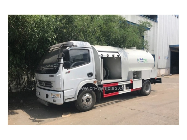 DFAC 6cbm LPG Bobtail Truck 3tons LPG Filling Tank Truck