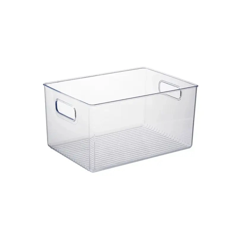 Contenedor de caja de recipiente para organizador de almacenamiento acrílico transparente para el hogar para aperitivos Y libros